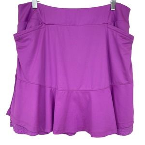Tail Performance Skirt Purple Tennis Golf Pockets Stretch Breathable Womens L